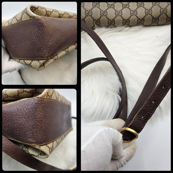 Gucci Web Sherry Line PVC Shoulder Bag - Picture 16 of 17